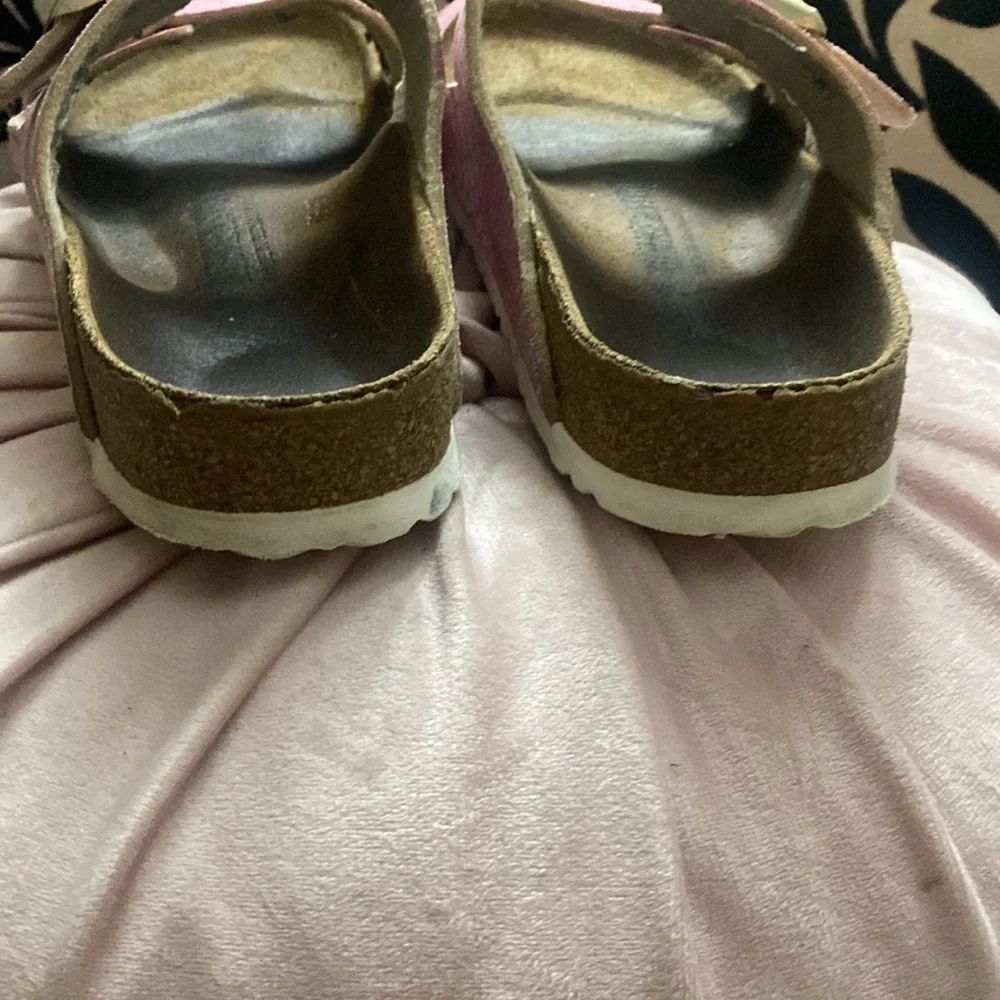 🎀 Birkenstock Pink Rose Snake Sandals size 40 9 - Picture 4 of 5